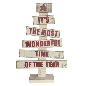 Upcycled Wood Christmas Tree Sign